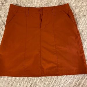 Patagonia orange skirt
